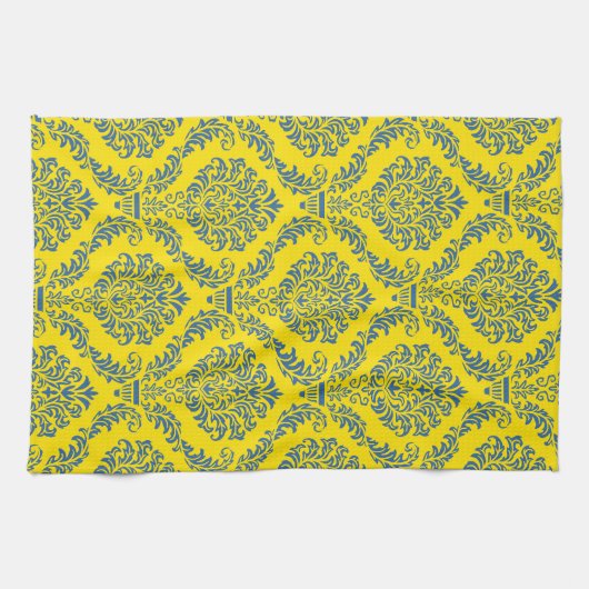 Frans Empire Damask Pattern #5 Theedoek (Horizontaal)