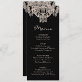 Frans/Engels | Koopier Wedding Menu (Voorkant / Achterkant)