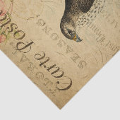 Frans Ephemera Buzzard Bird of Prey Decoupage Tissuepapier (Detail)