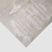  Frans Ephemera en Floral Tissuepapier (Detail)