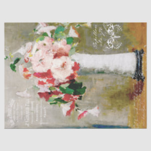  Frans Ephemera en Floral Tissuepapier