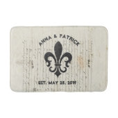 Frans Ephemera Fleur De Lis Custom Badmat (Voorkant)