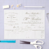  Frans Ephemera Florist Factuurschrift Tissuepapier (Craft)