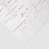  Frans Ephemera Florist Factuurschrift Tissuepapier (Detail)