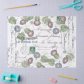 Frans Ephemera Morning Glory Flowers Tissue Paper Tissuepapier (Craft)
