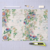 Frans Ephemera Roos Passionflower Weefpapier Tissuepapier (Craft)