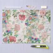 Frans Ephemera Roos Passionflower Weefpapier Tissuepapier (Craft)