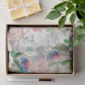 Frans Ephemera Roos Passionflower Weefpapier Tissuepapier (Geschenk)