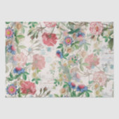 Frans Ephemera Roos Passionflower Weefpapier Tissuepapier (Voorkant)