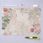 Frans Ephemera Roos Passionflower Weefpapier Tissuepapier (Craft)