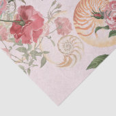 Frans Ephemera Roos Passionflower Weefpapier Tissuepapier (Detail)