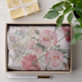 Frans Ephemera Roos Passionflower Weefpapier Tissuepapier (Geschenk)