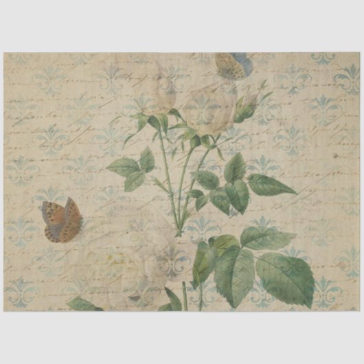 Frans Ephemera-tissuepapier Tissuepapier (Voorkant)