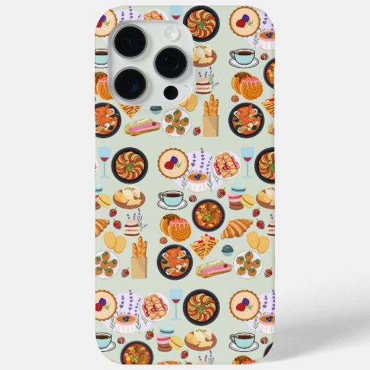 Frans eten Case-Mate iPhone case (Achterkant)
