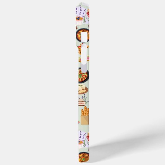 Frans eten Case-Mate iPhone case (Achterkant / Links)