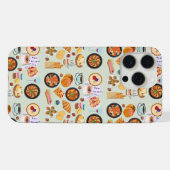 Frans eten iPhone hoesje (Achterkant horizontaal)
