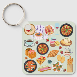 Frans eten sleutelhanger