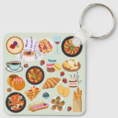Frans eten sleutelhanger (Achterkant)