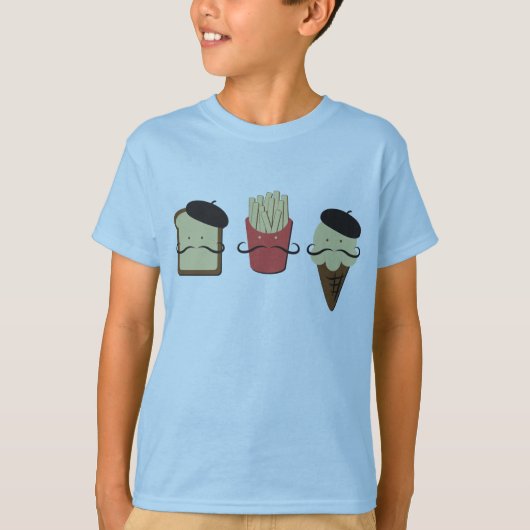 Frans eten! t-shirt (Voorkant)