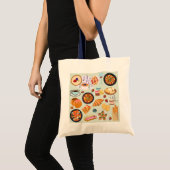Frans eten Tote Bag (Voorkant (product))
