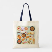 Frans eten Tote Bag (Achterkant)
