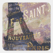 Frans Etiket en Eiffeltoren (Voorkant)