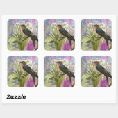  Frans etiket voor collage-vogelparfumkalk (Vel)