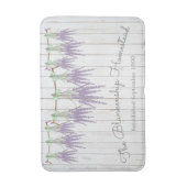 Frans Farmhouse Lavender Bundles Green Bow Badmat (Voorkant Verticaal)