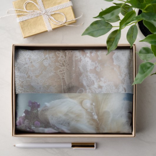  Frans Flapper Stijl Dame Decoupage Tissuepapier (Geschenk)