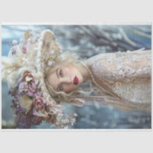  Frans Flapper Stijl Dame Decoupage