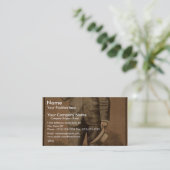 Frans Flats  theater Visitekaartje (Staand voorkant)