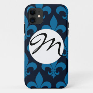 Frans Fleur de lis patroon iPhone 11 Hoesje