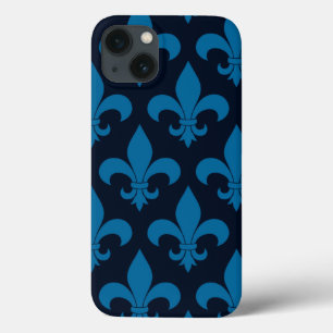 Frans Fleur de lis patroon iPhone 13 Hoesje