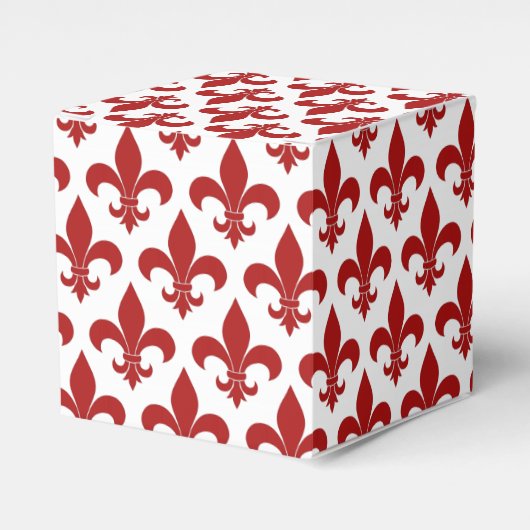 Frans Fleur de lis Patroon Klassiek Bedankdoosjes (Voorkant Zijde)