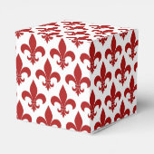 Frans Fleur de lis Patroon Klassiek Bedankdoosjes (Achterkant)