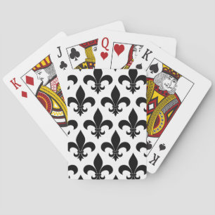 Frans Fleur de lis patroon Pokerkaarten