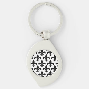 Frans Fleur de lis patroon Sleutelhanger