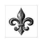  Frans Fleur de Lis Zelfinktende Stempel (Design)