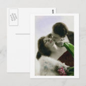 Frans Flirt - Romantische liefde Briefkaart (Voorkant / Achterkant)
