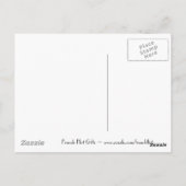 Frans Flirt - Romantische Vintage Briefkaart (Achterkant)