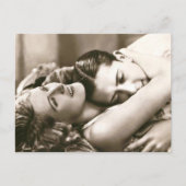Frans Flirt - Romantische Vintage Briefkaart (Voorkant)