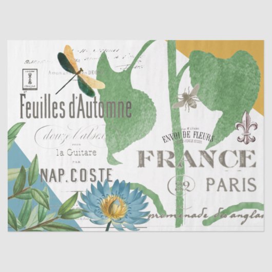  Frans Floral Design Tissuepapier (Voorkant)