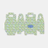  Frans Floral en Leaf Bedankdoosjes (Uitgevouwen)