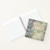  Frans Floral Ephemera Notitieboek of Journal (Binnen)