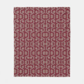  Frans Floral Pattern Fleece Deken (Voorkant)