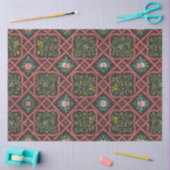 Frans Floral Trellis Wallpaper ontkoppeling Tissuepapier (Craft)