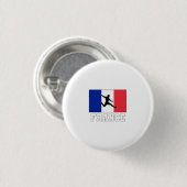 Frans Football Voetbalteam Ronde Button 3,2 Cm (Voorkant /achterkant)
