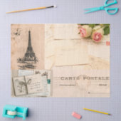  Frans Frankrijk ontkoppeling Rustic Decoupaging Tissuepapier (Craft)