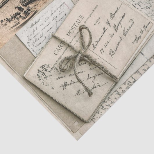  Frans Frankrijk ontkoppeling Rustic Decoupaging Tissuepapier (Detail)