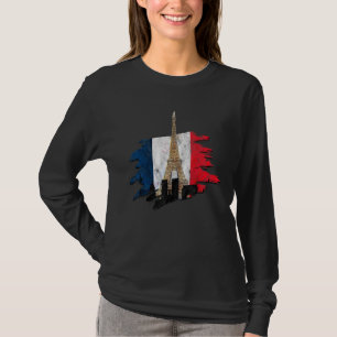Frans Frankrijk Parijs Bonjour Marseille Monaco Ei T-shirt